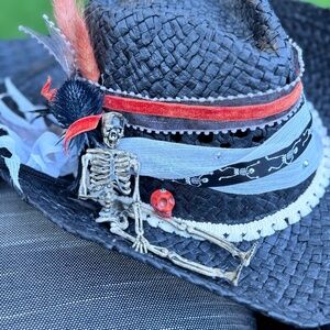 Halloween cowgirl straw hats